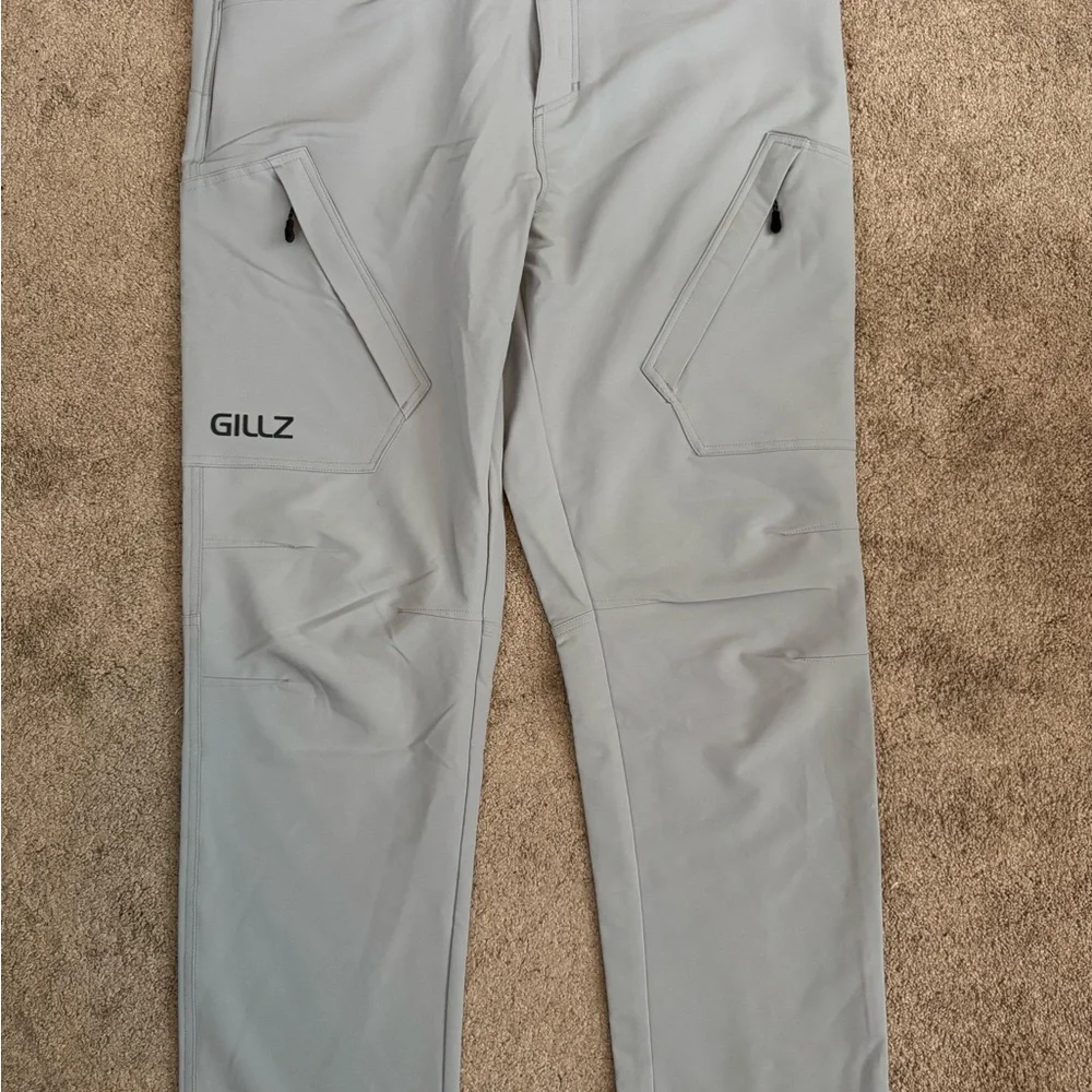 (NWOT) Gillz Grey Mens Tournament Pants Technical Outdoor Fishing Size XXL